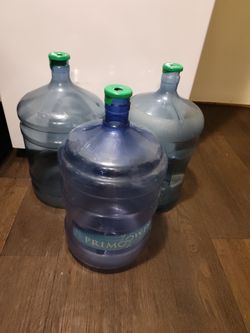 3- 5 Gallon Water Jugs 