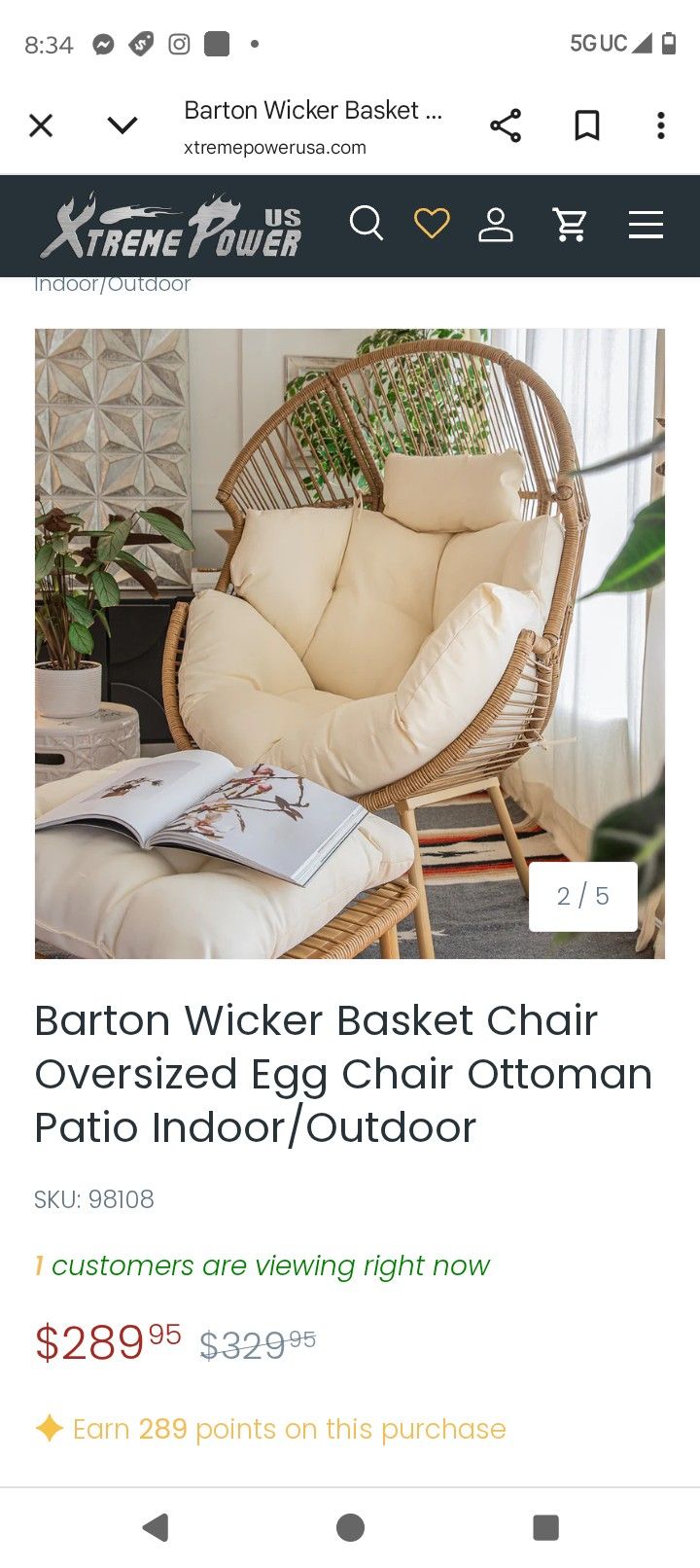 Egg Chair Ottoman