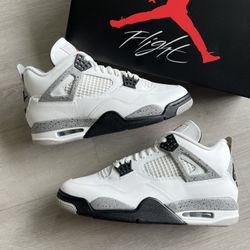 Jordan 4 Retro OG Cement Size 10 New SB Nigel Brick