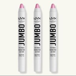 3 Pieces Of NYX Professional Makeup Jumbo Eye Pencil, All-in-one Eyeshadow and Eyeliner Multi-stick, Cupcake, 0.18 oz.