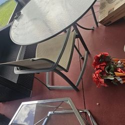 Patio Table With Two Chairs 