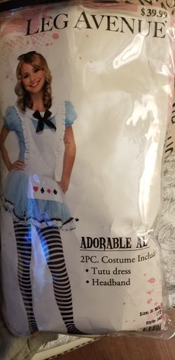 adorable alice costume jr med/lg