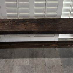 ONE of KIND Custom Rustic Farmhouse Wood Bench (6ft x 20”H x 11.25”D) - $175