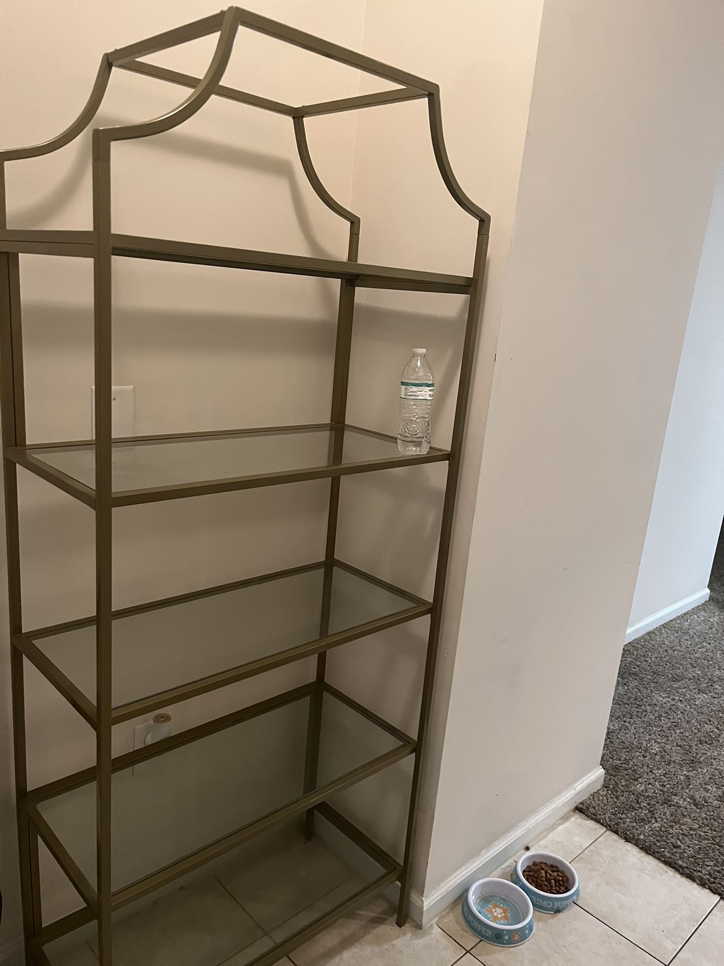 Gold Storage Shelves 