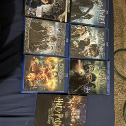 Harry Potter Blu Ray Lot