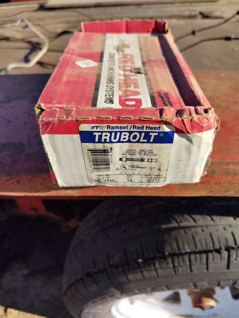 3/4X 4-3/4 Wedge Anchors