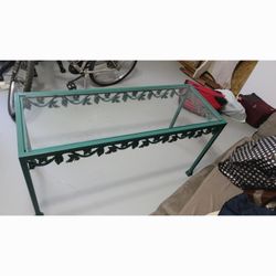 Glass Metal Table 
