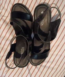 Ladies black Patrizia heels