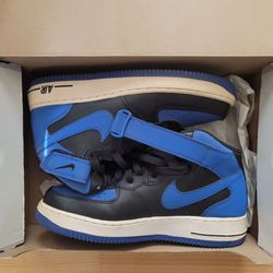 Nike Air Force 1 Mid Black Royal (2015) Mens Size 8 315123 027