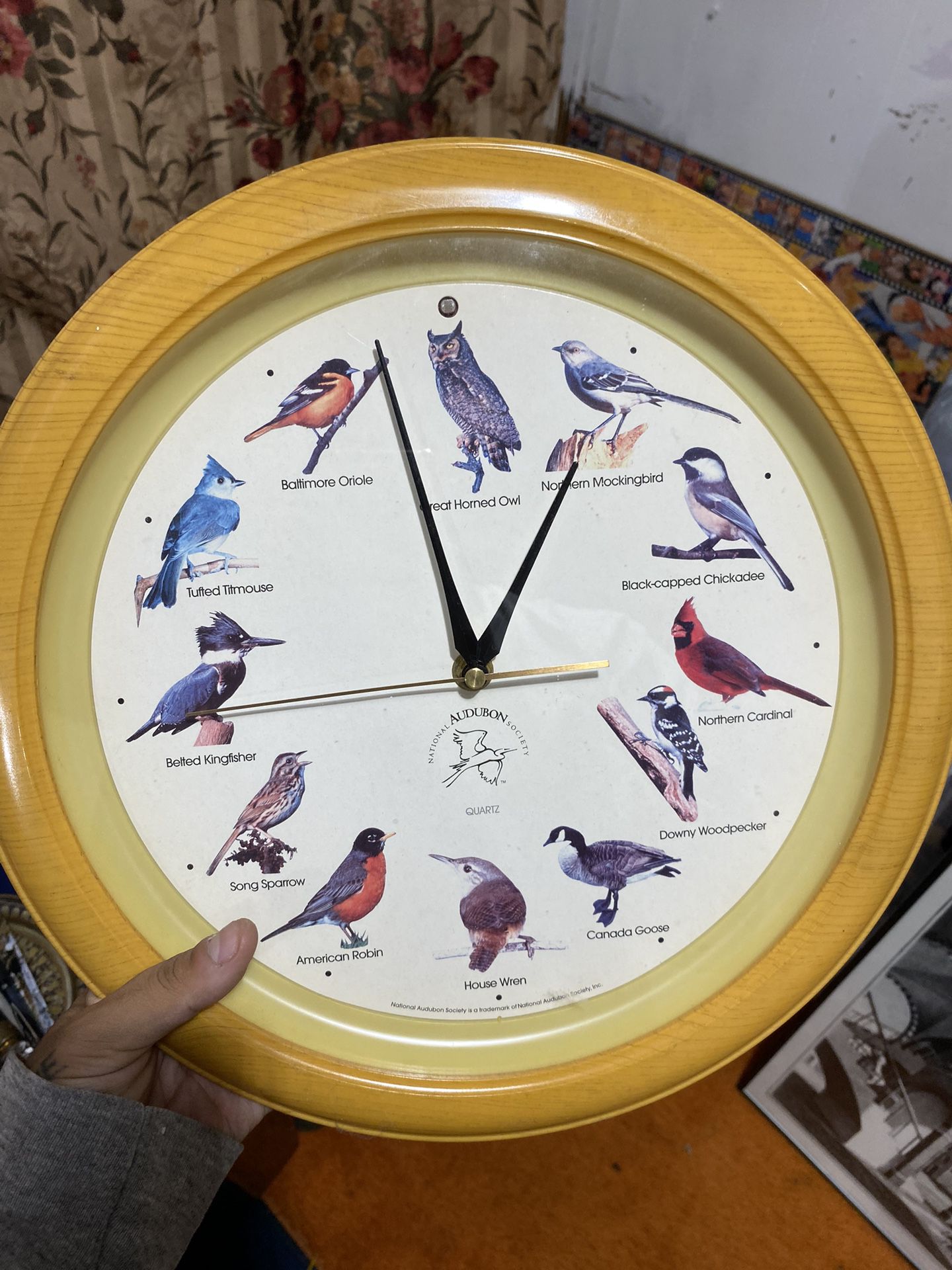 Antique Bird clock