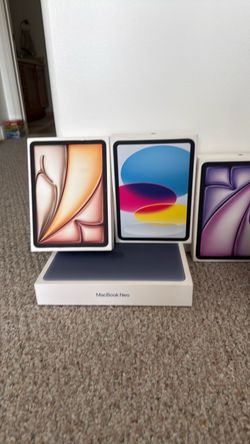 Empty gaming & apple boxes