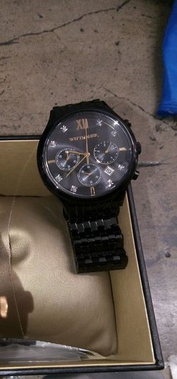 Wittnauer black tie chronometer watch