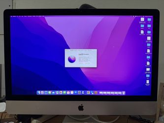 Mac 27inch 5k Retina With macOS Monterey