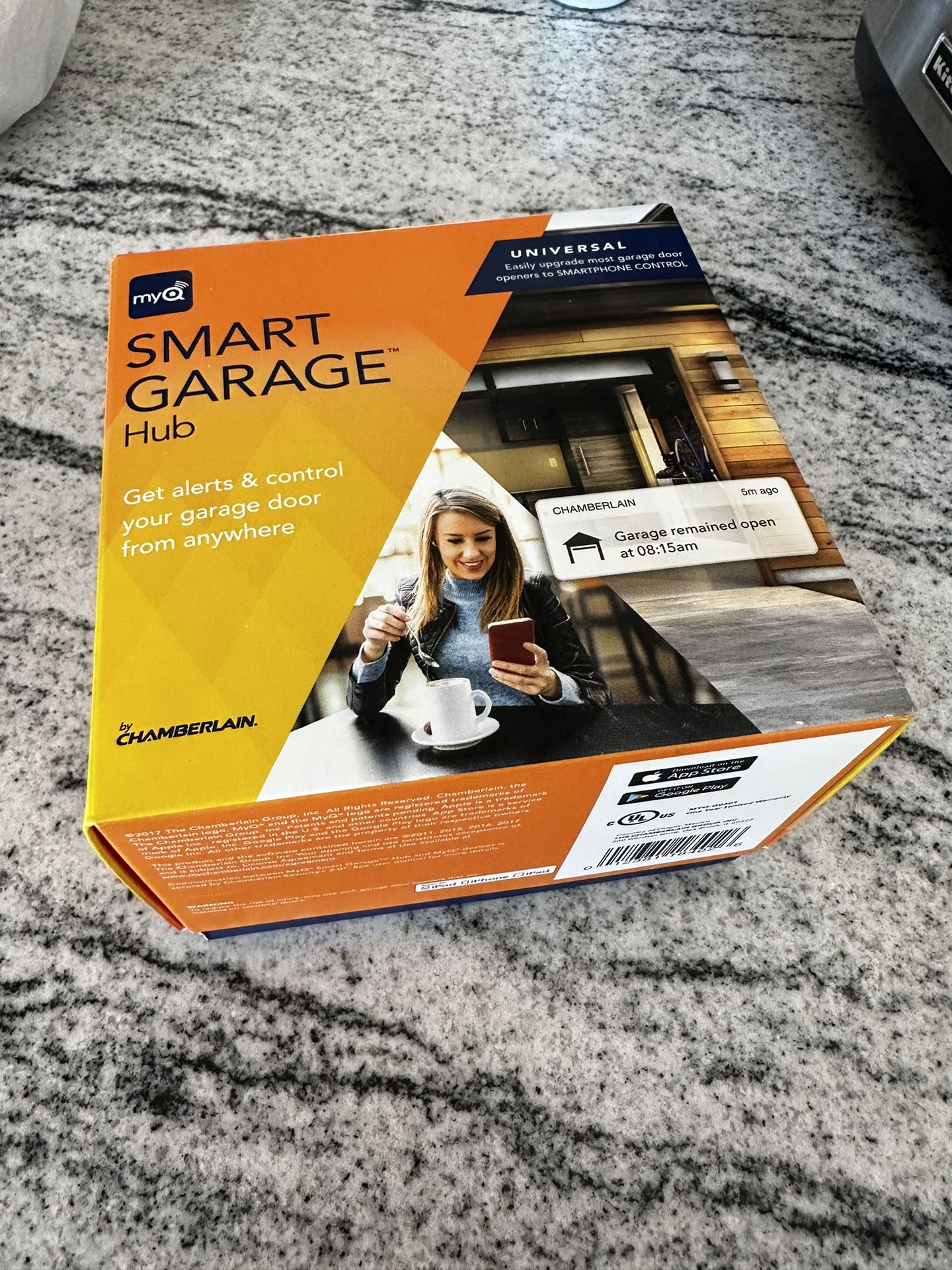 Chamberlain MyQ Smart Garage Hub - Wi-Fi Garage Door Opener with Smartphone Control Model MYQ-G0301