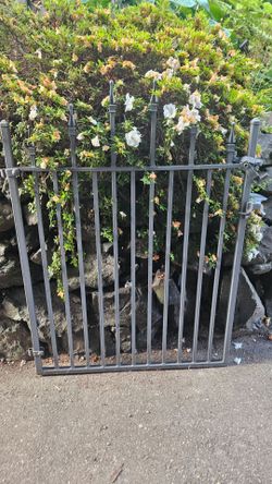 Vintage solid  wrought Iron Gate