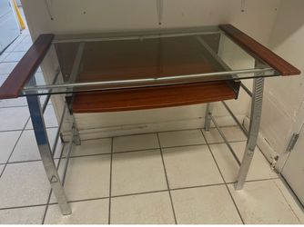 Desk with Glass Top Free