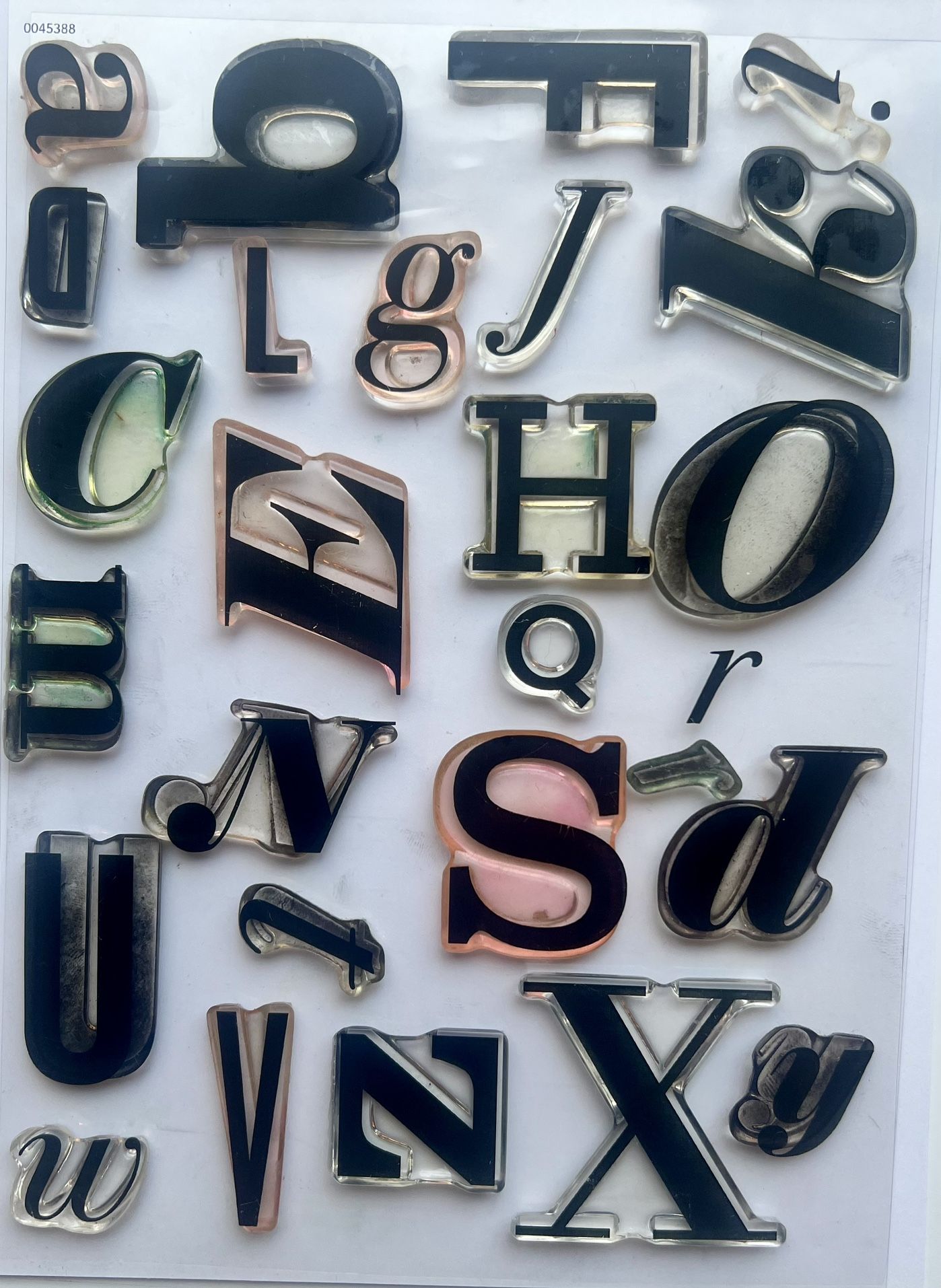 Clear polymer Stamps For Paper Crafting
