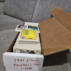 1981 Fleer Baseball Complete Set (NM)