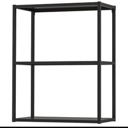 IKEA ENHET Open Wall Frame Black 2 Shelves New in Box 24 x 12 x 30”
