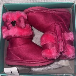 Baby Disney Hot Pink Boots Sz 1