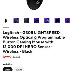 Logitech 305 Gaming Mouse