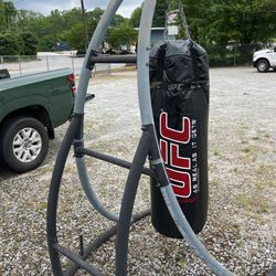 Punching Bag And Punching Bag Stand