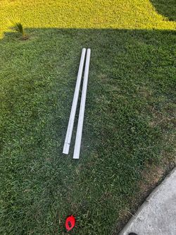 2x68 inch used like new PVC pipes $10 each