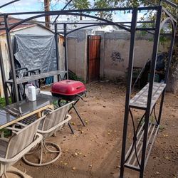 Gazebo Metal Tile Shelves