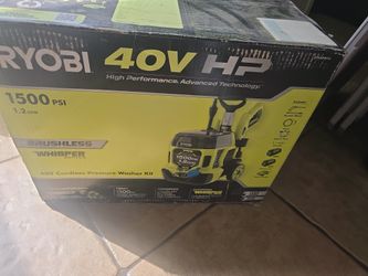 Ryobi 40v Hp 1500 Psi Pressure Washer