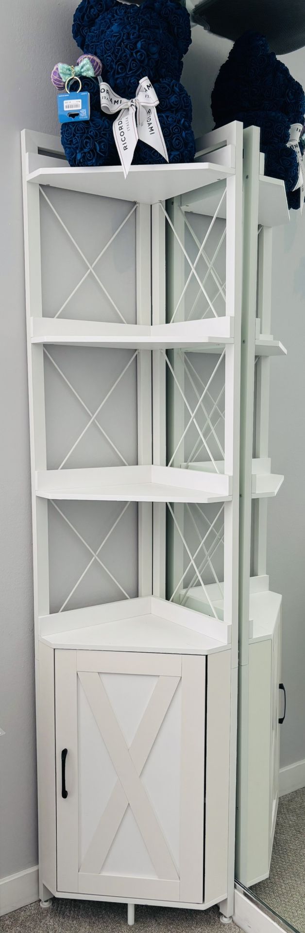 Corner Bookshelf