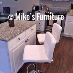 New Adjustable Bar Stools (4 Colors Available ) Black White Gray Red