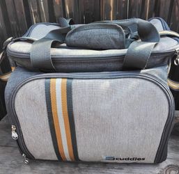 New Picnic Basket Insulated Bag w dishes and vutensils