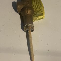 Water Heater temperature and pressure relief valve