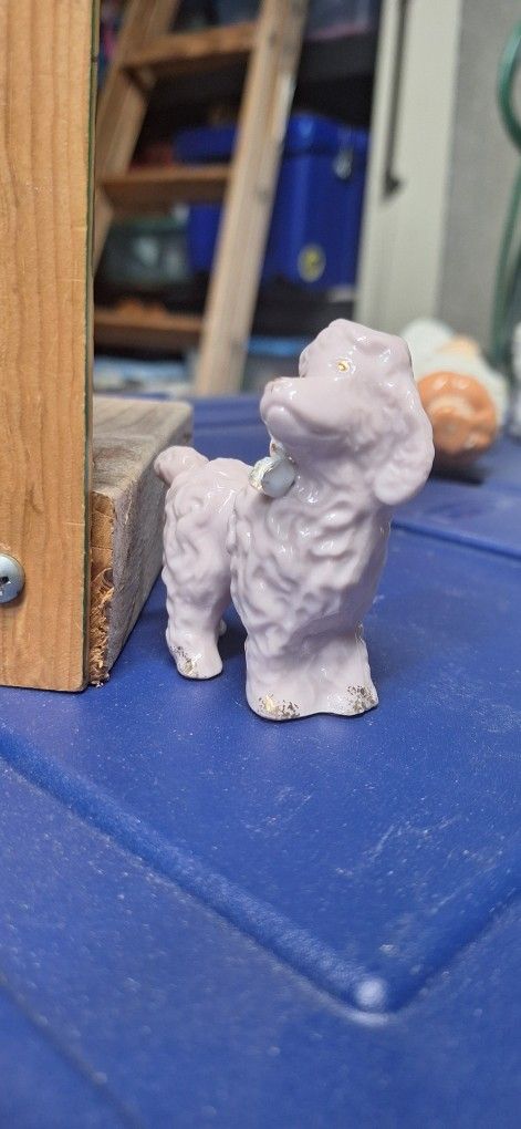 Antique Poodle Figure