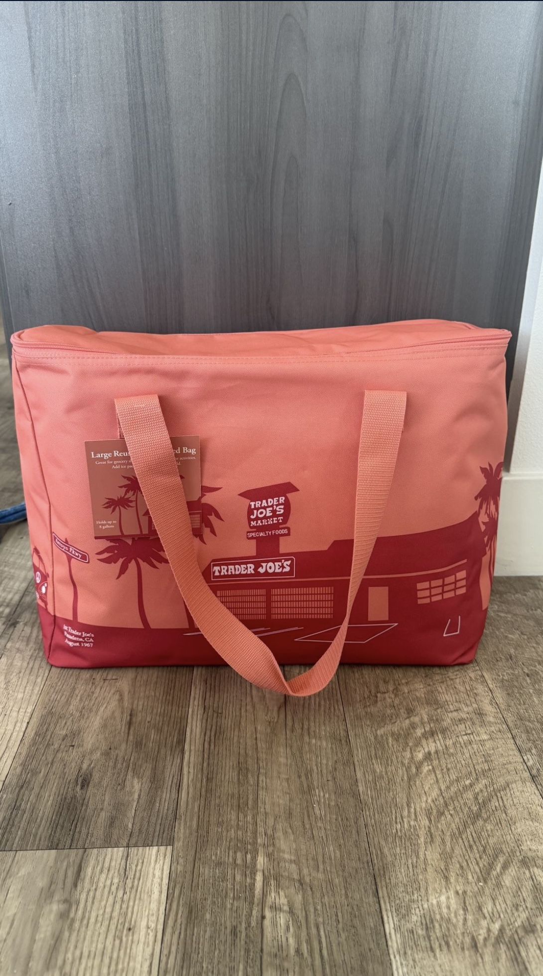 Peach Trader Joe's Bag