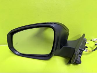 2023 - 2025 TOYOTA BZ4X OEM FRONT LEFT DRIVER DOOR MIRROR ASSEMBLY BLACK