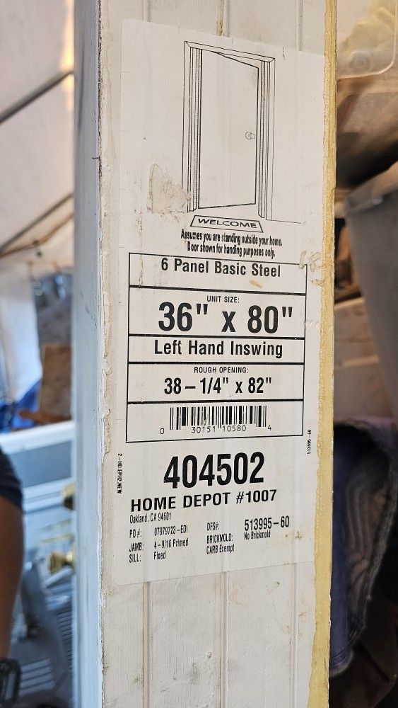 Exterior Door 36"×80"