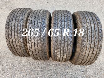265 / 65 R 18 (4) TIRES GOODYEAR 