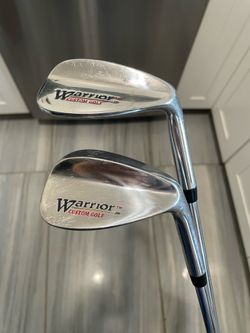 Warrior Custom Golf Gap 58° & Lob 60° Wedges, Original Steel Shafts and Grips