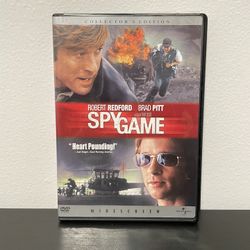 Spy Game DVD Movie Collectors Edition Brad Pitt Robert Redford CIA 2002