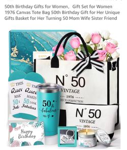 50th Birthday Gift Set for Women!!
