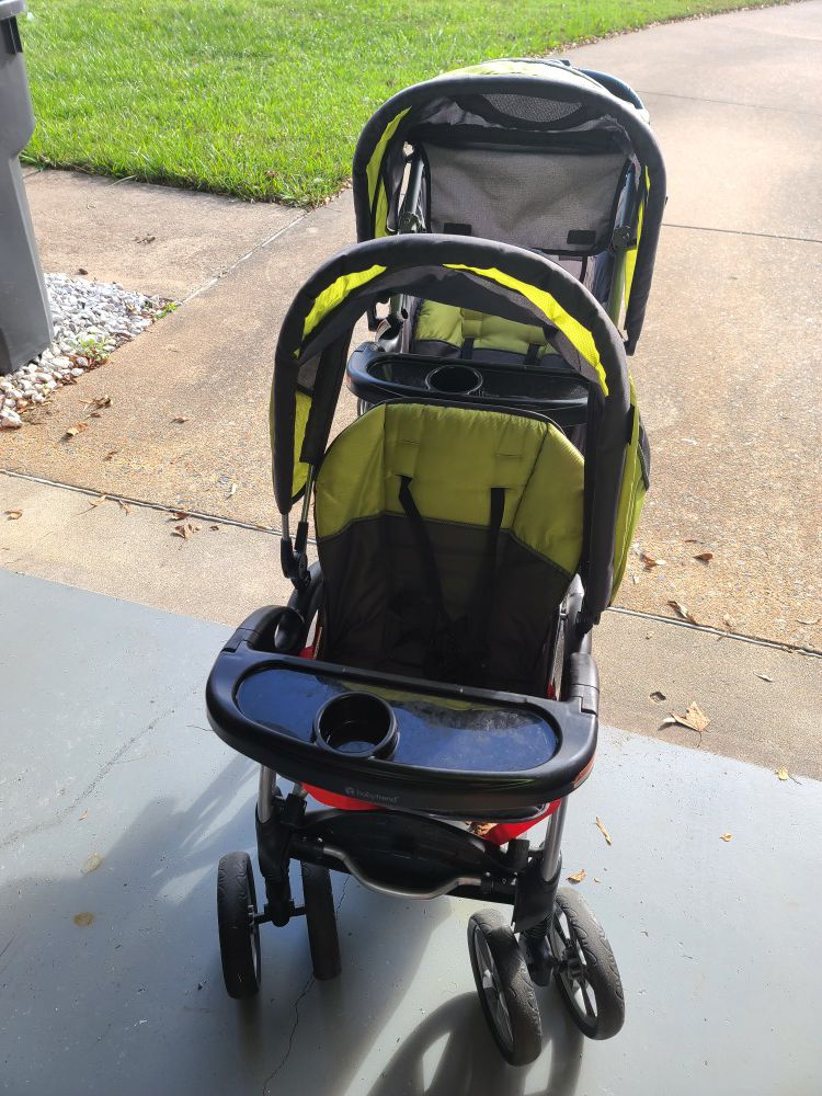 Baby Trend sit and stand double stroller