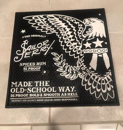 Sailor Jerry Silicone bar mat