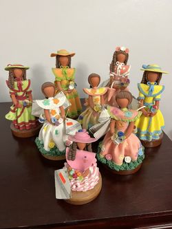 Munecas Mathilde Porcelain Faceless Dolls