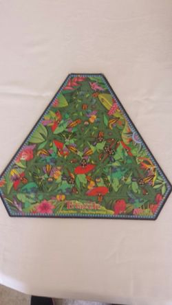 Triazzle Puzzle Game Rainforest Design