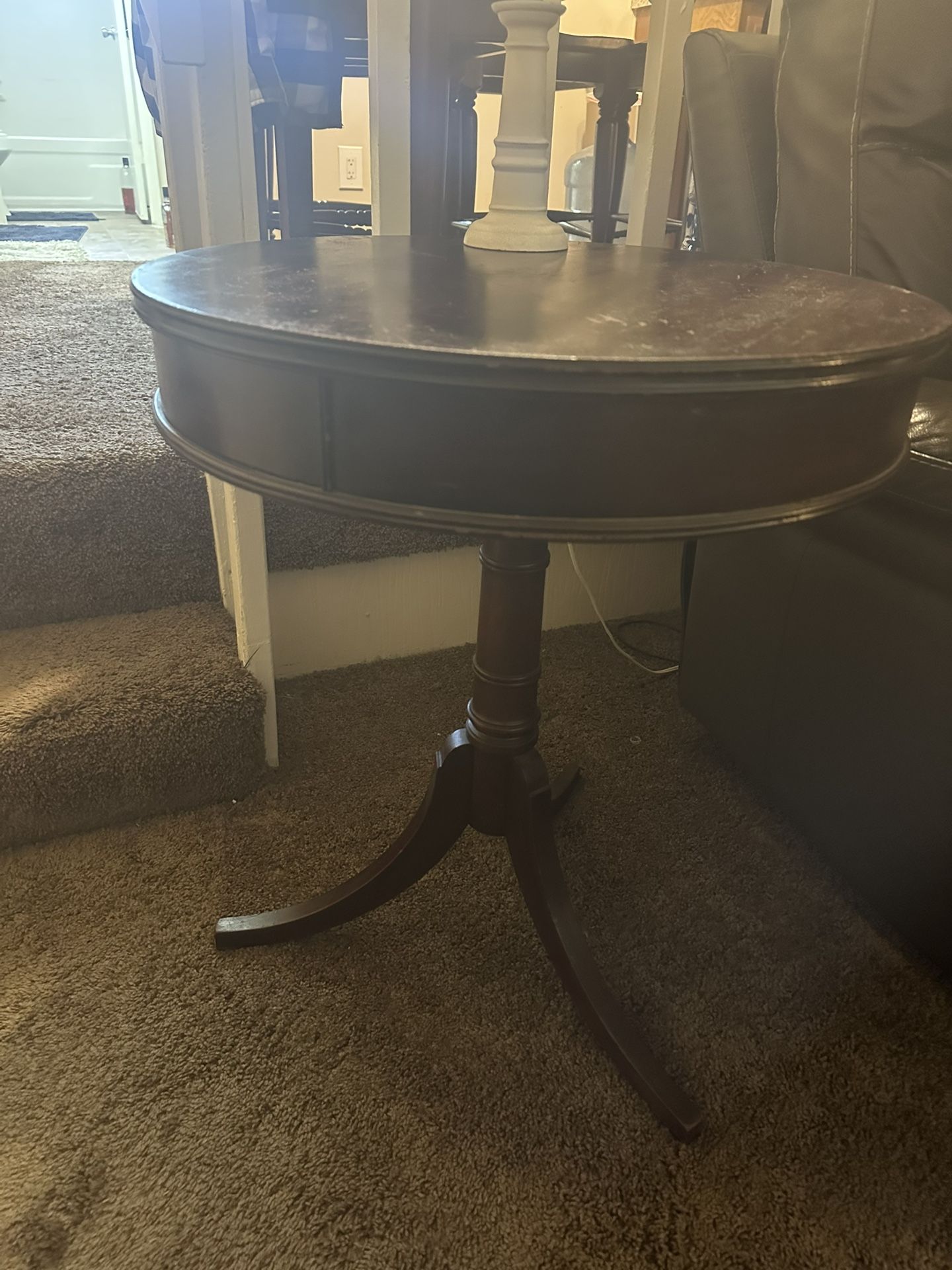Wooden End Table