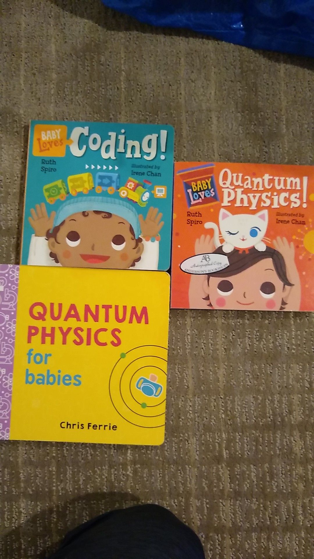 Baby Loves science books by Irene Chan and Chris Ferrie