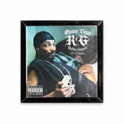 Framed Vintage CD Album Art 5x5 – Snoop Dogg R&G Rhythm and Gangster: The Masterpiece