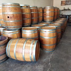 Full Size Wine Barrels 