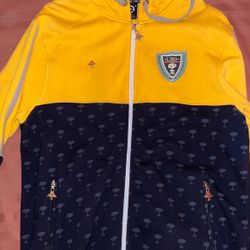 LRG Black/Yellow Zip Up Hoody